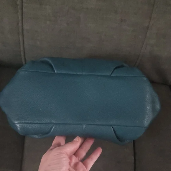 Coach Rare Teal Leather Shoulder Bag - Picture 12 of 12
